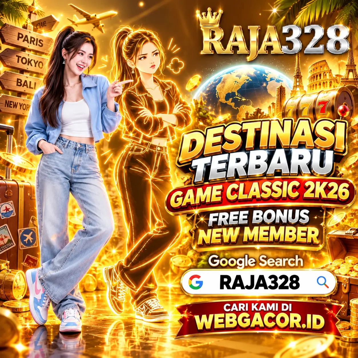 RAJA328 ✈️ Destinasi Terbaru Game Classic 2K26 Free Bonus New Member
